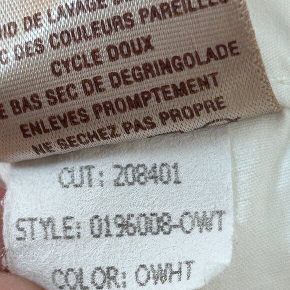 Paige Hidden Hills Flare Wide Leg White Jeans Women's Size 29 Bootcut - Picture 9 of 13